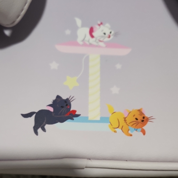 Disney Loungefly Lavender Cat Backpack - Picture 4 of 9